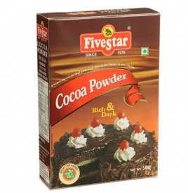 Five Star Cocoa Powder Rich & Dark  Box  50 grams